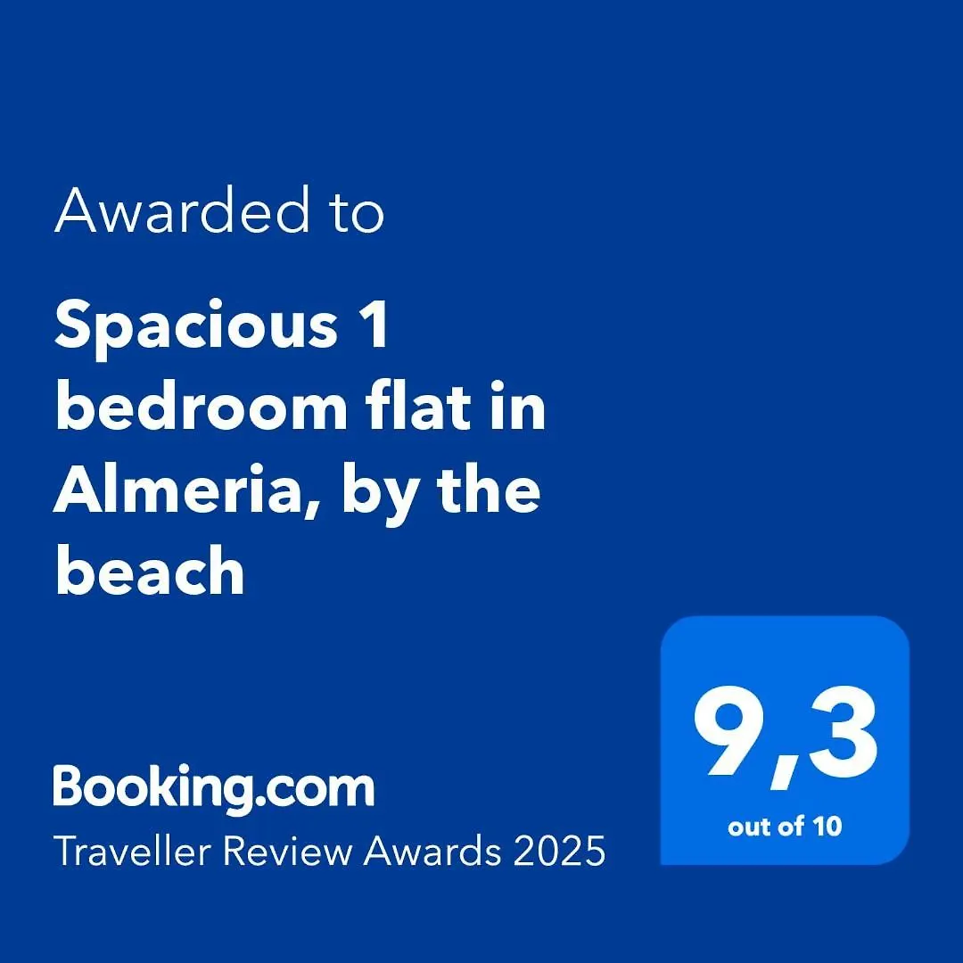 Apartment Spacious 1 Bedroom Flat In Almeria, By The Beach